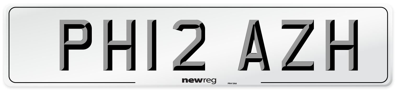 PH12 AZH Number Plate from New Reg